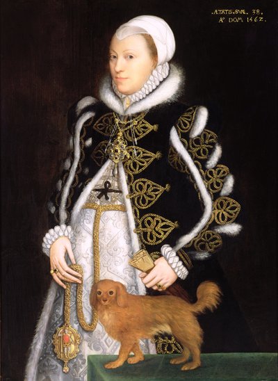 Portrait of a Woman, probably Catherine Carey, Lady Knollys by Steven van der Meulen